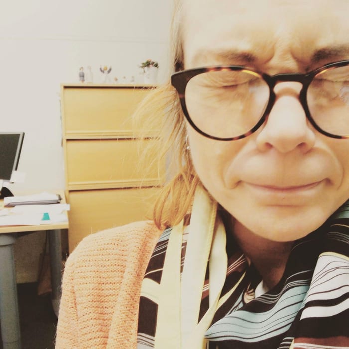 Åse Werner på sitt kontor.